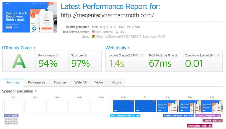 HostArmada-WordPress-page-load-speed