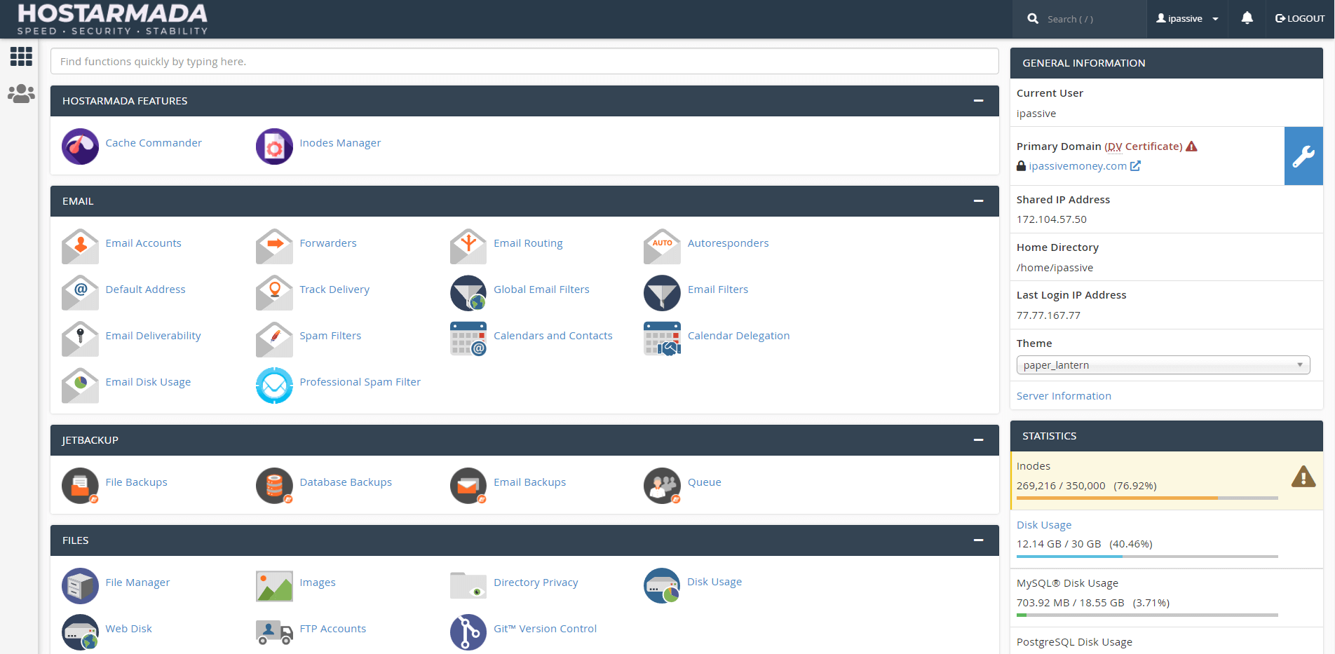 cPanel-hostarmada