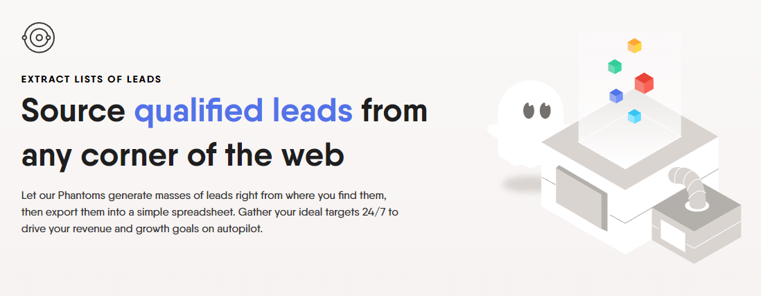 Source qualified leads from any corner of the web