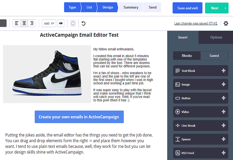 ActiveCampaign-email-editor-review