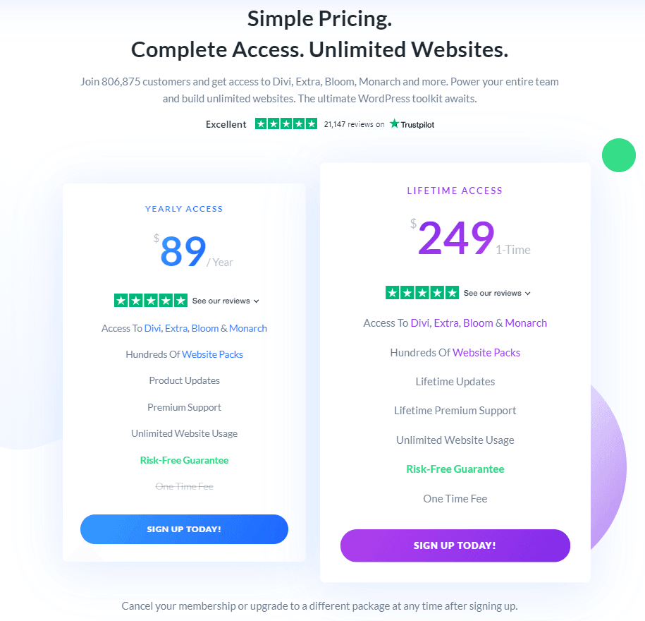 Elegant-Themes-Pricing