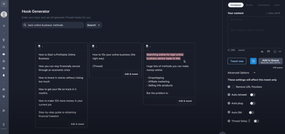 tweethunter-hook-generator