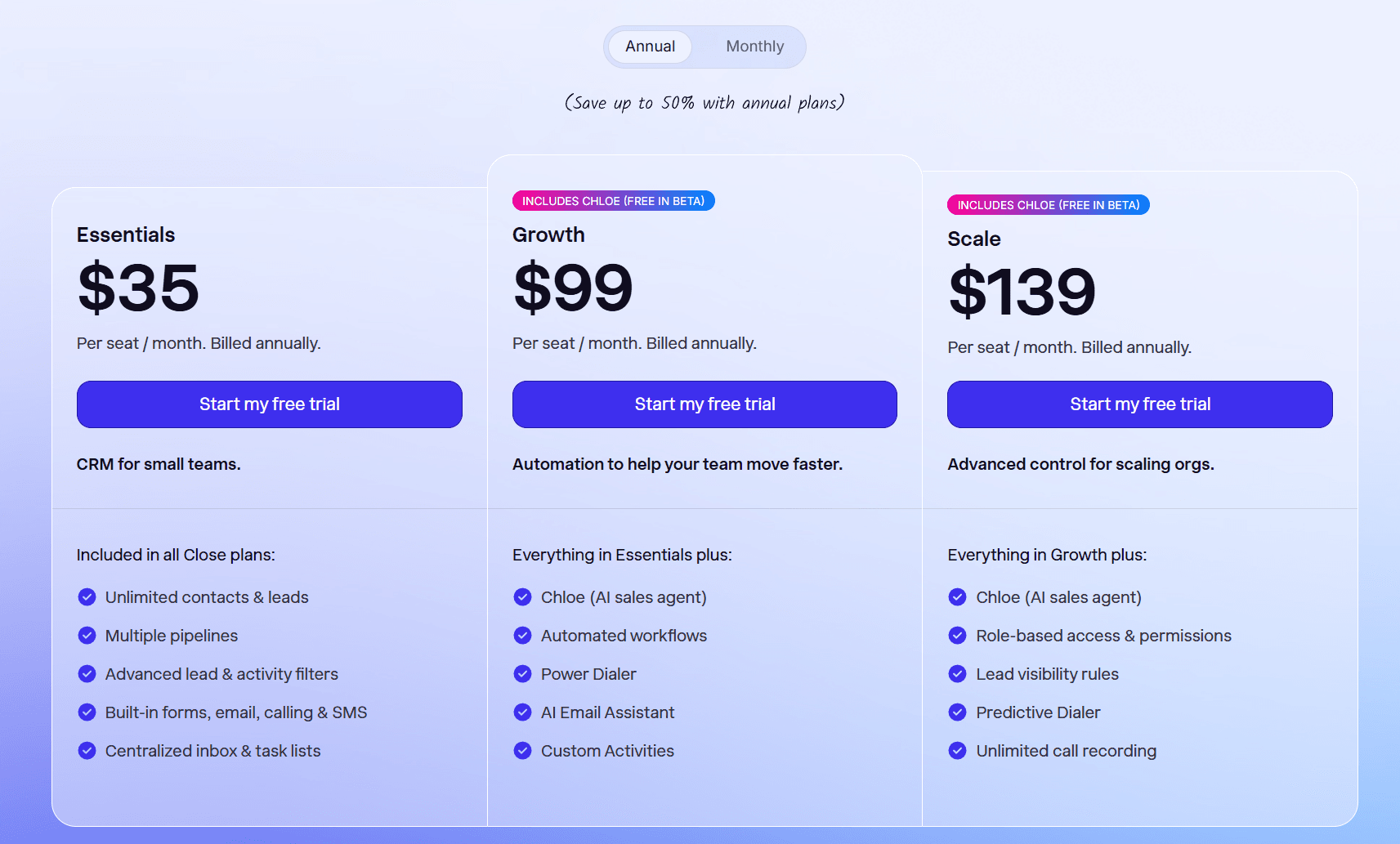 Close-CRM-Pricing